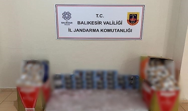 55 bin kaçak sigara ele geçirildi
