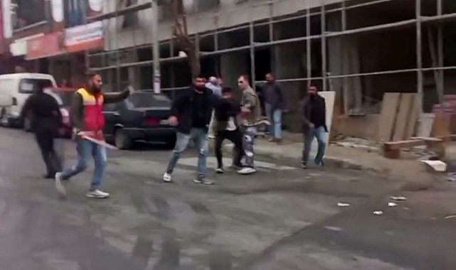 ’Arabamı çizdin’ kavgasında ortalık savaş alanına döndü
