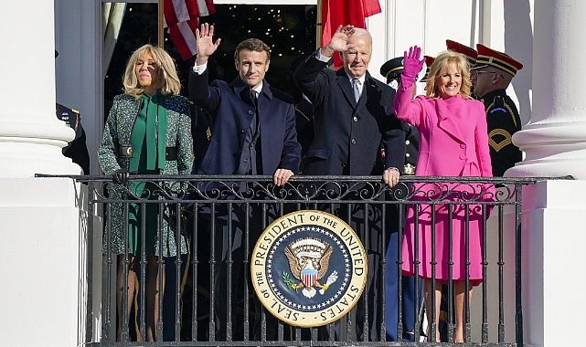 Biden ve Macron Beyaz Saray’da bir araya geldi