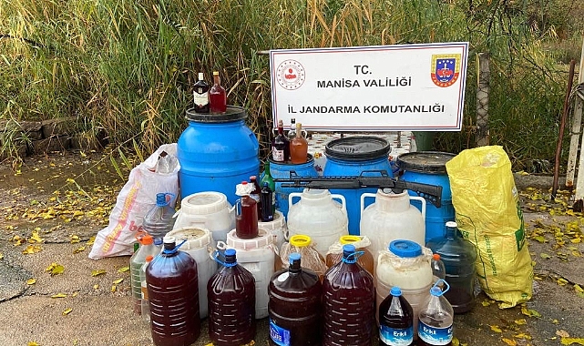 Bin litre sahte alkol ele geçirildi