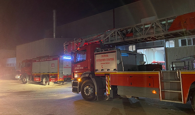 Bursa'da korkutan baca yangını!