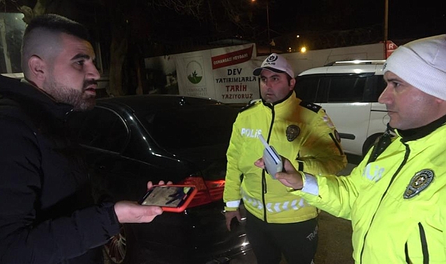 Bursa'da trafik polislerine 'polisi arayacağım' tehdidi