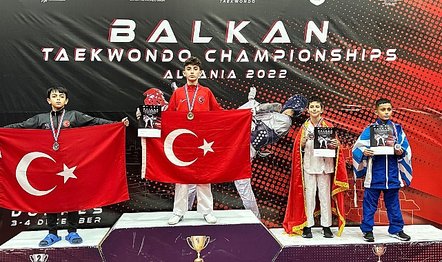 Bursalı sporcular Arnavutluk’tan boş dönmedi