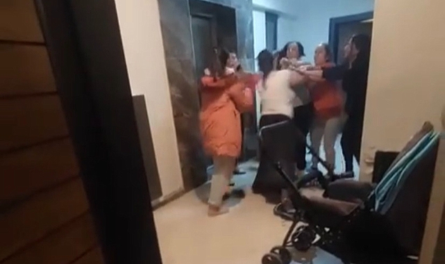 Çöp kavgası apartmanı savaş alanına çevirdi