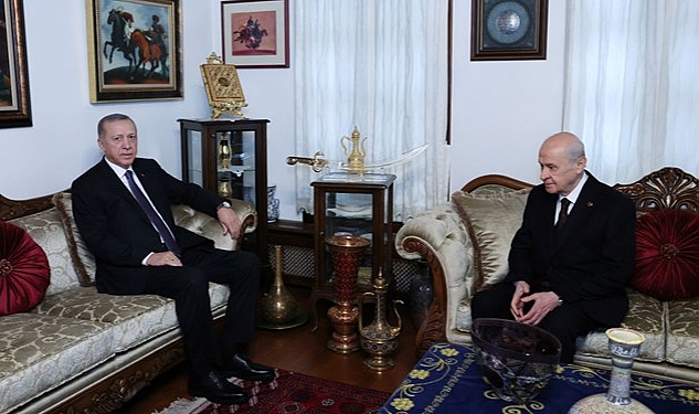 Cumhurbaşkanı Erdoğan, Bahçeli ile bir araya geldi