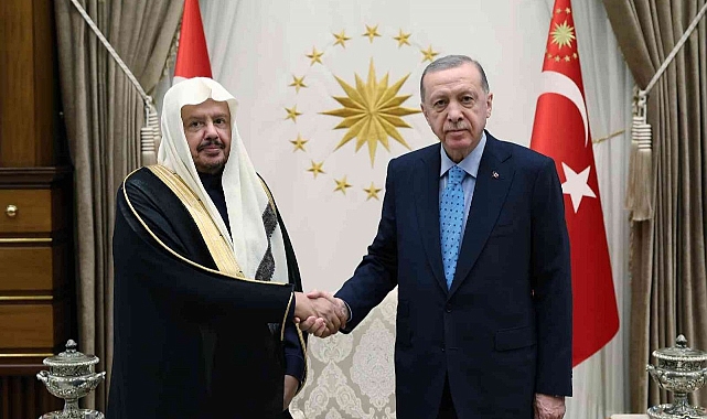Cumhurbaşkanı Erdoğan, Muhammed Al Şeyh'i kabul etti