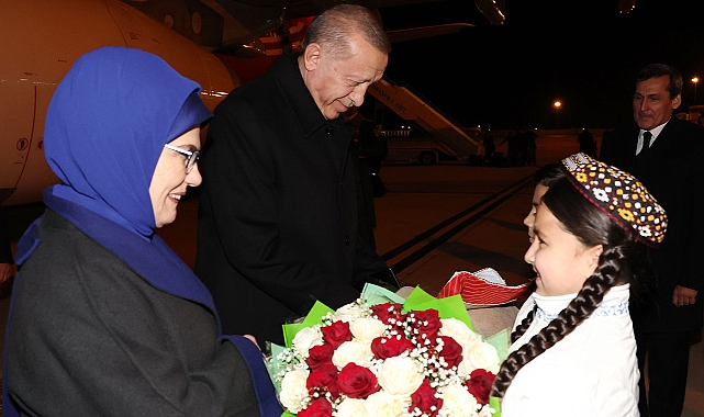 Cumhurbaşkanı Erdoğan Türkmenistan’da