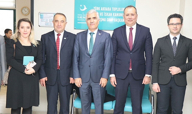 DATÜB heyeti, İl Göç İdaresi Müdürü Batu ile bir araya geldi