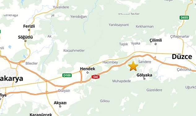 Düzce'de bir korkutan deprem daha!