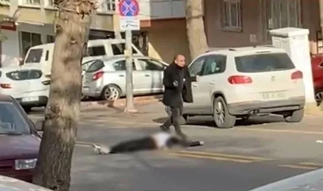 Eski eşini sokak ortasında vurdu