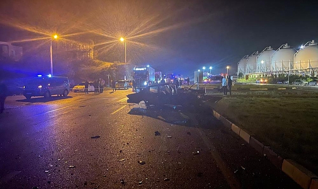 İki aracın çarpıştığı kazada 22 yaşındaki genç hayatını kaybetti