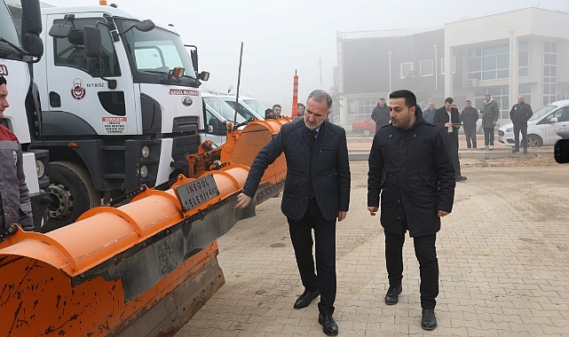 İnegöl Belediyesi kış hazırlıklarını tamamladı