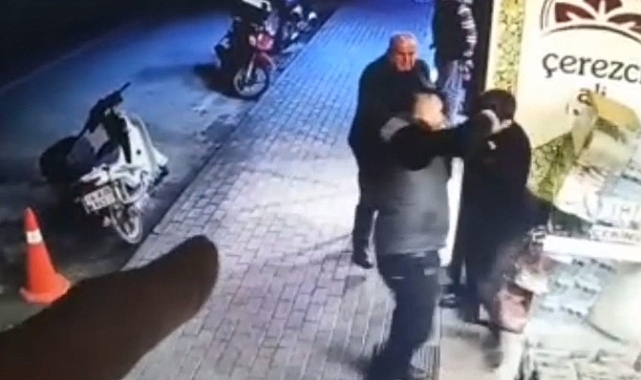 Kameraya yansıyan silahlı kavgada tutuklama