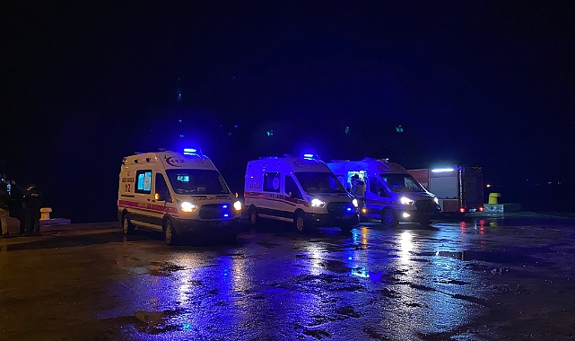 Kuru yük gemisinde korkutan yangın