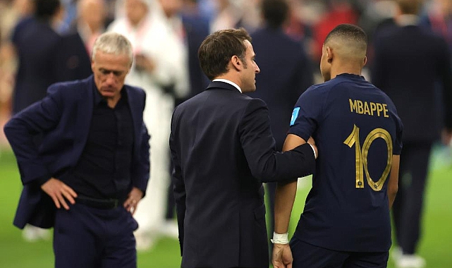 Macron'dan, Dünya Kupası’nı kaybeden Fransız oyunculara teselli