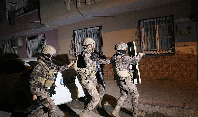 Mersin'de şafak operasyonu: 30 gözaltı