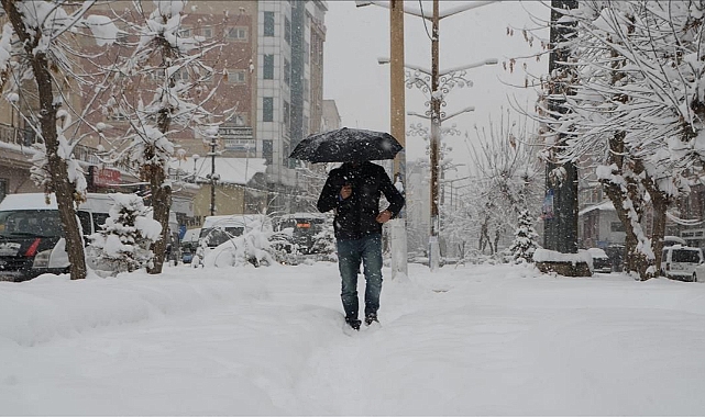Meteorolojiden 'karla karışık  yağmur' uyarısı