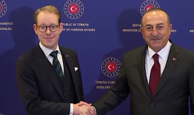 Bakan Çavuşoğlu, İsveçli mevkidaşı ile görüştü