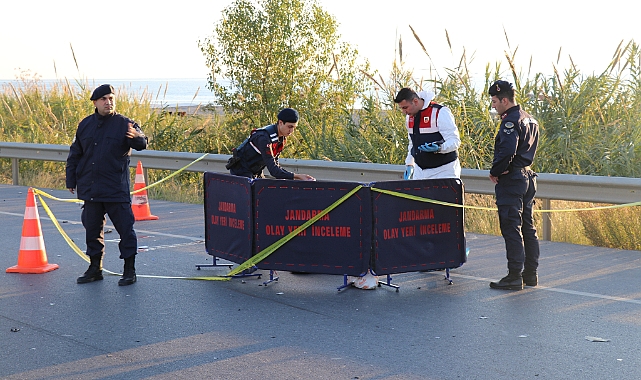Motorlu çift kazada can verdi