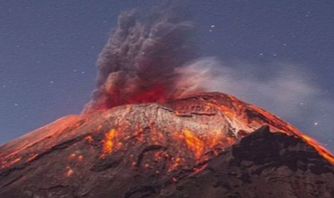 Popocatepetl Yanardağı yeniden faaliyete geçti