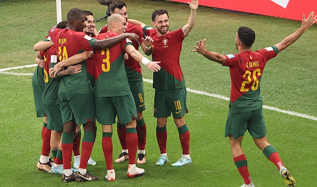Portekiz, 6 golle çeyrek finalde