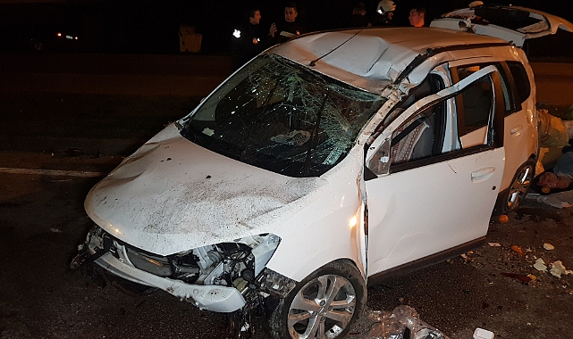 Samsun’da korkutan kaza: 2 ağır yaralı