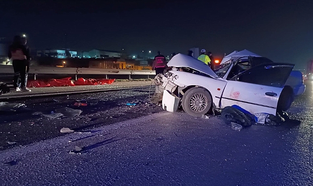 TAG otoyolunda trafik kazası: 2 ölü, 5 yaralı