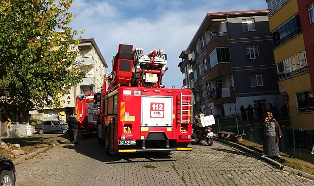 Tencere yangını paniğe neden oldu