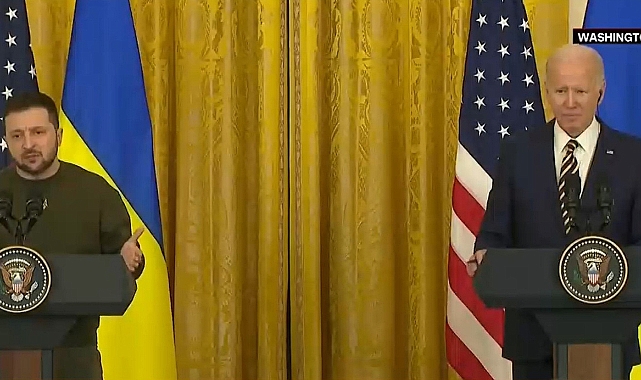 Zelenskiy ve Biden'dan ortak açıklama
