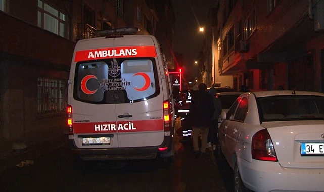 5 katlı binada yangın paniği