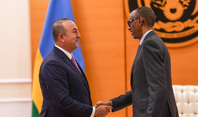 Bakan Çavuşoğlu, Ruanda Devlet Başkanı ile görüştü