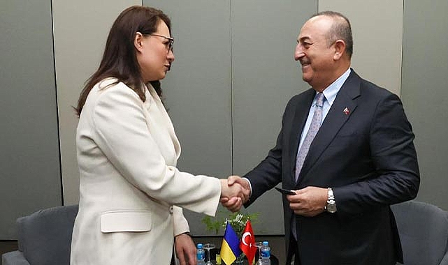 Bakan Çavuşoğlu, Svyrydenko ile görüştü