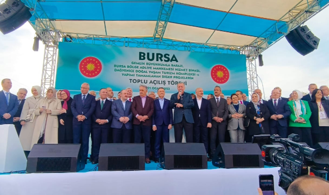 Cumhurbaşkanı Erdoğan'dan Bursa'da dev açılış!