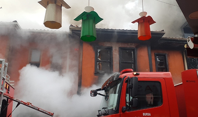 Bursa'da yangın paniği!