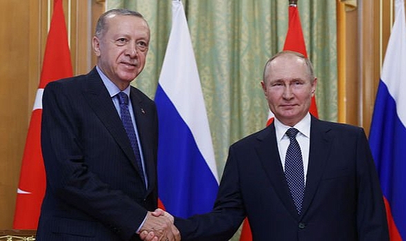 Cumhurbaşkanı Erdoğan, Putin ile görüştü