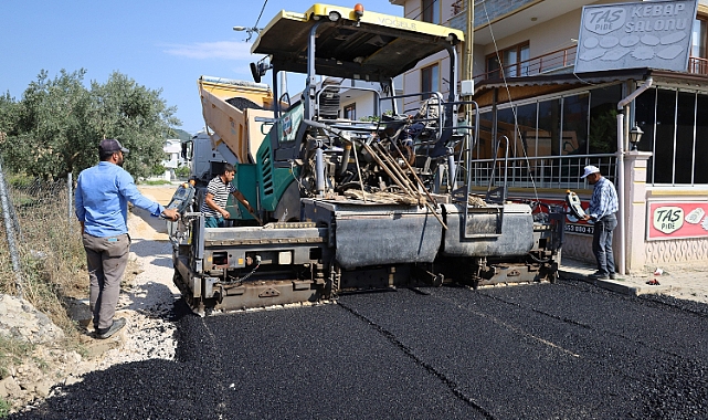 Gemlik’te geçen yıl 25 kilometre yol yapıldı