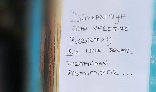 Gizemli hayırsever bir kez daha ortaya çıktı