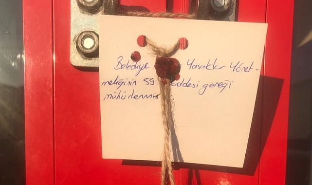 İnegöl’de 9 market mühürlendi