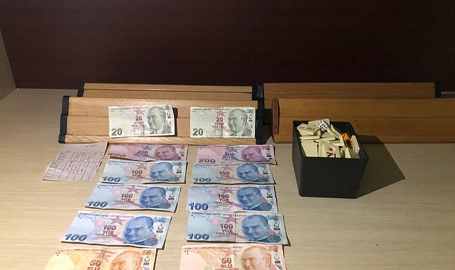 İş yerine kumar baskını