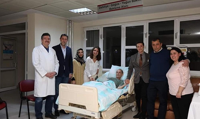 Kanser hastası babaya en güzel sürpriz