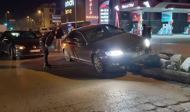 Kaza yaptı, ortalıktan kayboldu