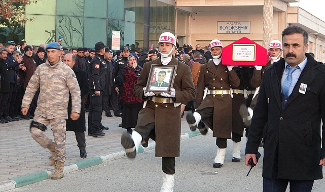 Kazada şehit olan Astsubay son yolculuğuna uğurlandı