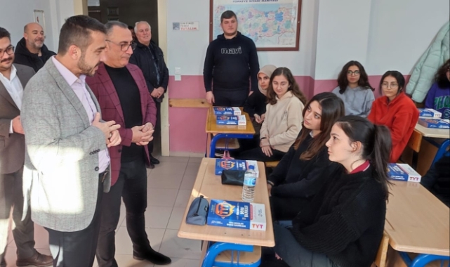 Kestel’de üniversite sınavına girecek öğrencilerine büyük destek