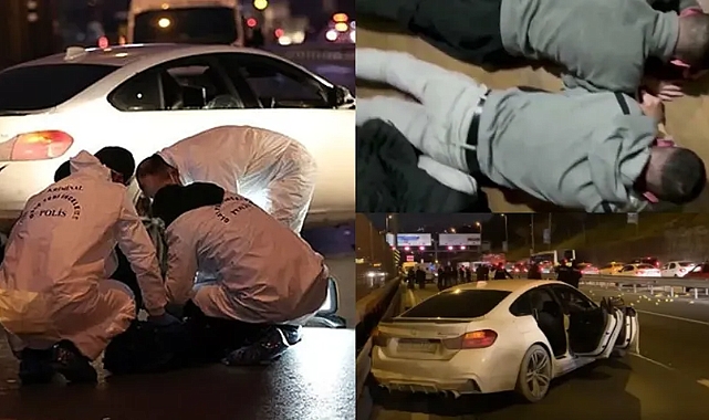 Köprüde çete çatışması!