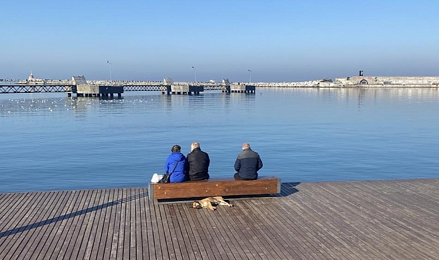 Ocak’ta yazdan kalma havanın tadını çıkardılar