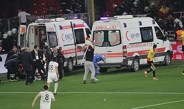 Olaylı maçta yanıcı maddeleri taşıyan ambulans firması hakkında flaş karar