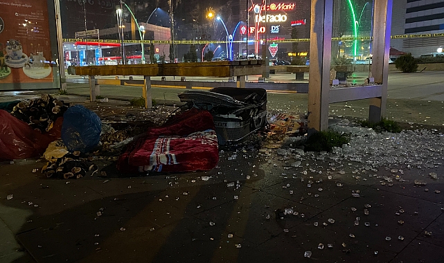 Otobüs durağında şüpheli valiz paniği