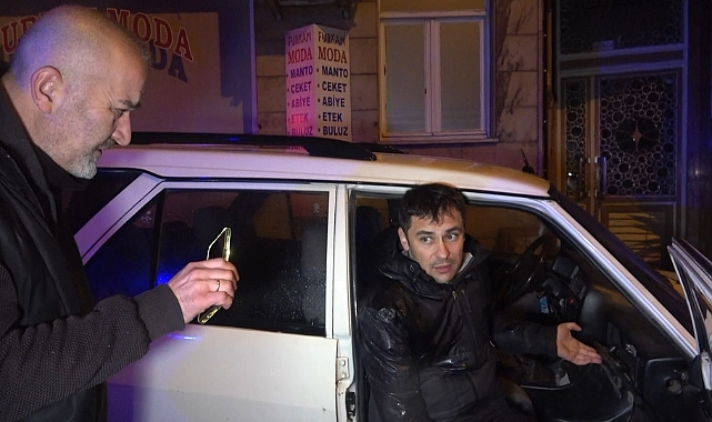 Otomobilinin çalındığını polis ekiplerinden öğrendi