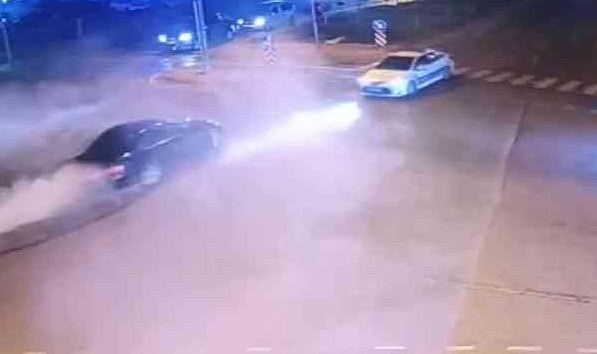 Polisin önünde drift atmıştı, tutuklandı