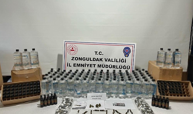 Sahte alkol operasyonu: Litrelerce ele geçirildi